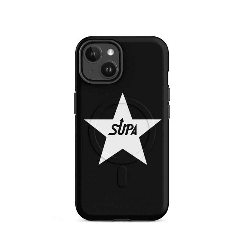 SUPA White Logo MagSafe® tough case for iPhone®